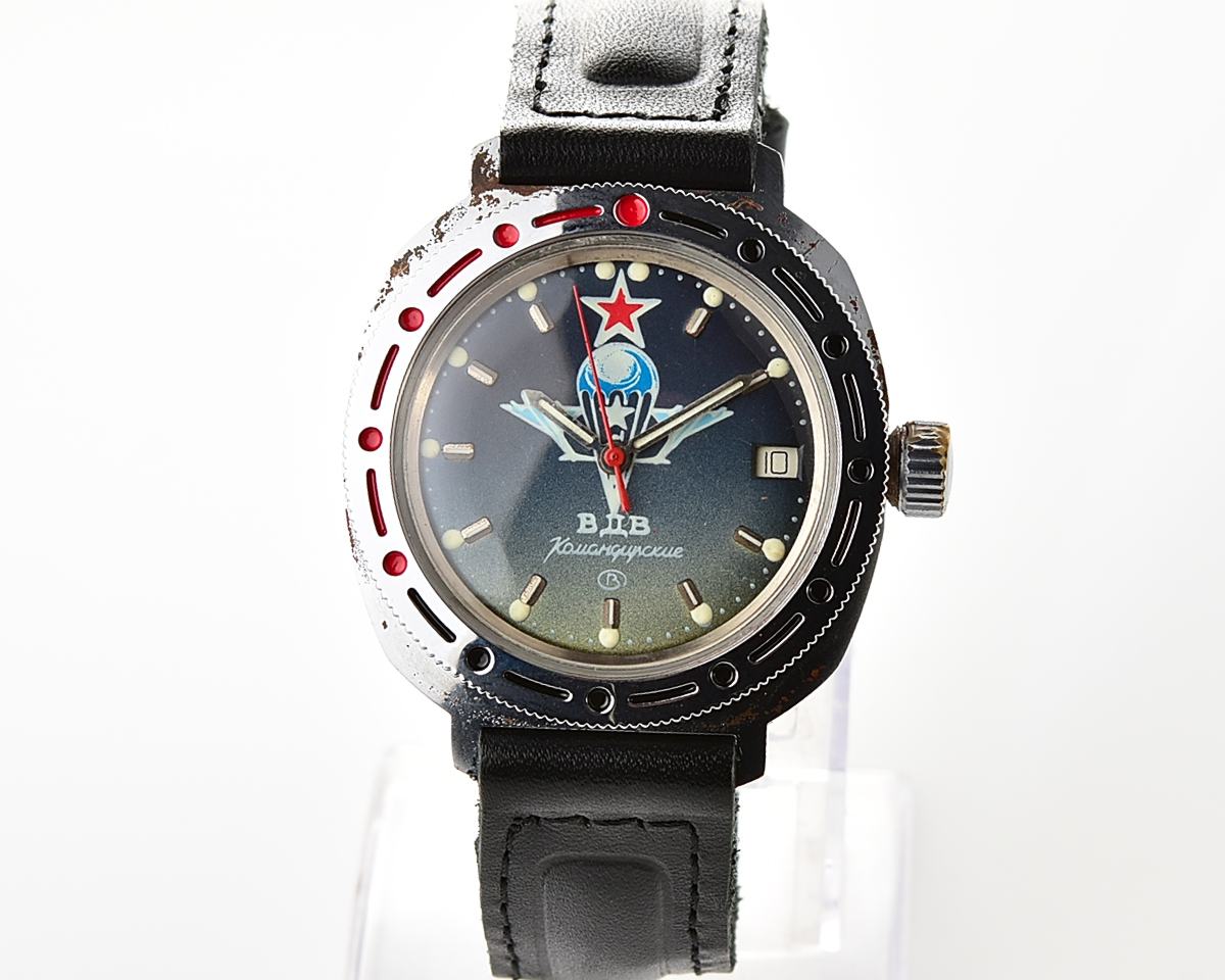 Komandirskie paratroopers mechanical wrist watch for airborn troops