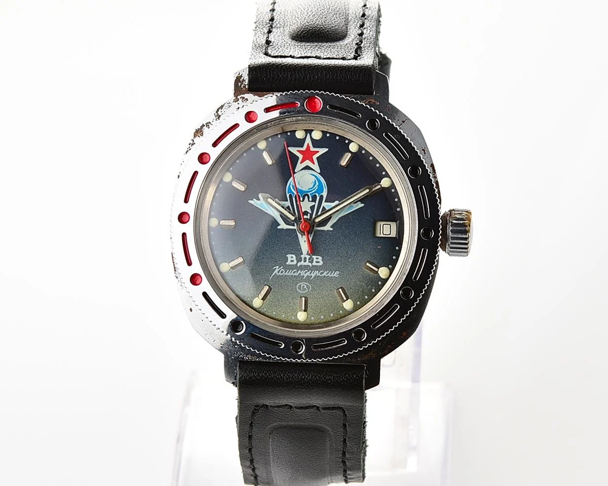 Komandirskie paratroopers mechanical wrist watch for airborn troops
