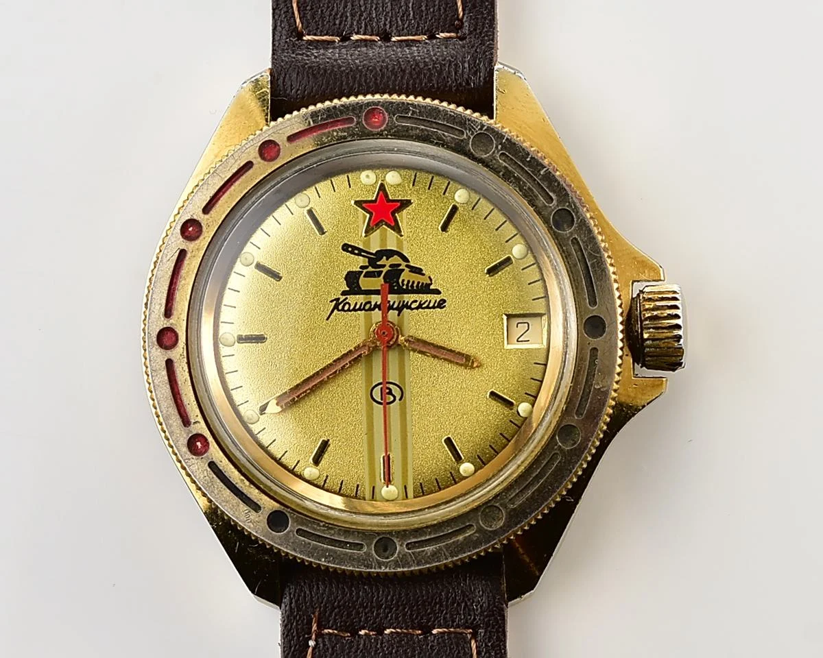 Soviet Vostok Commander's mechanical watch - Komandirskie Tank!