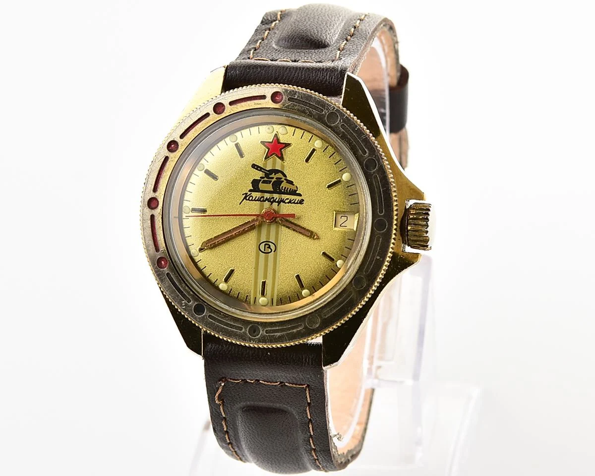 Soviet Vostok Commander's mechanical watch - Komandirskie Tank!