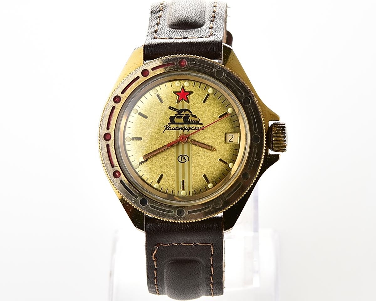 Soviet Vostok Commander's mechanical watch - Komandirskie TANK!