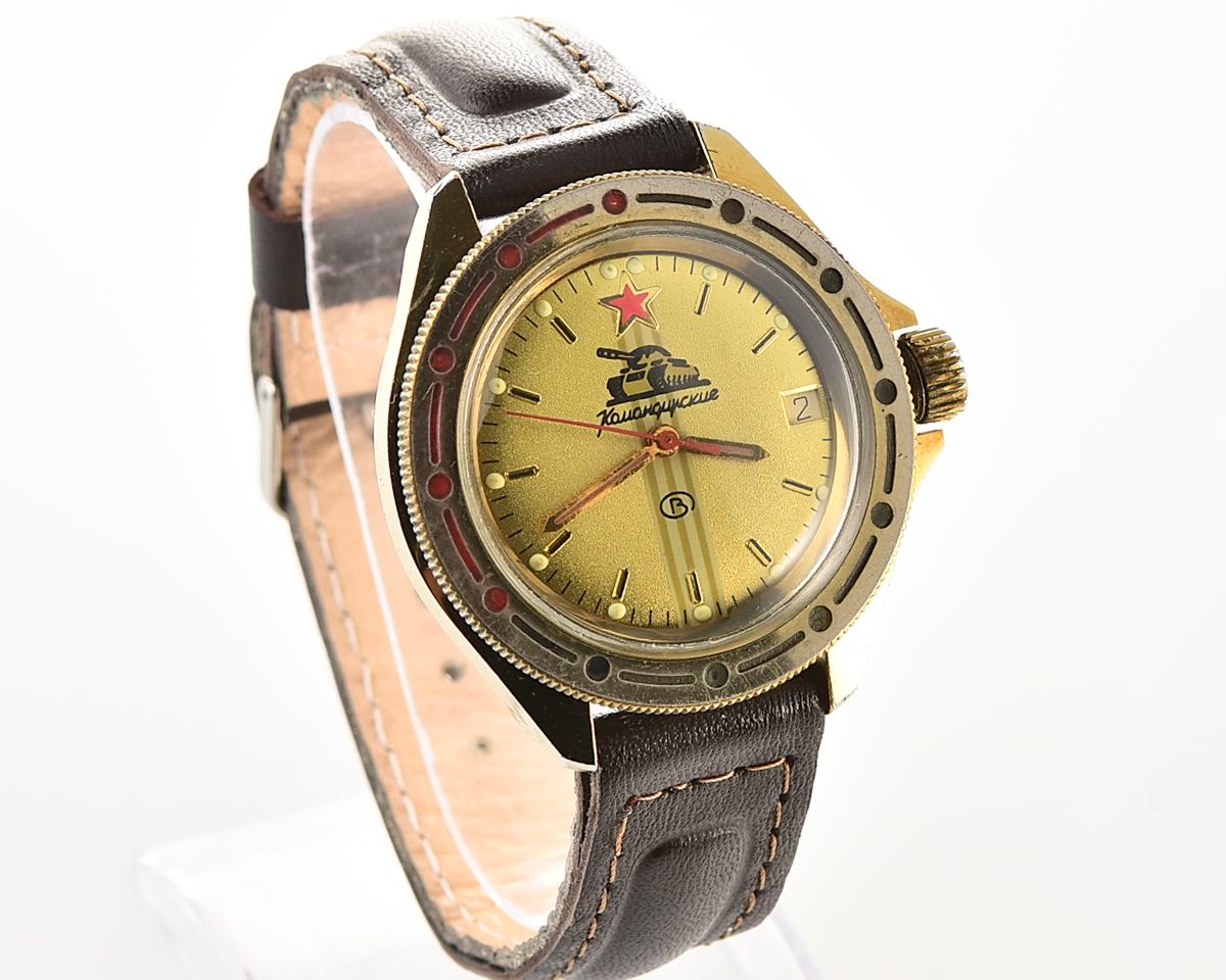 Soviet Vostok Commander's mechanical watch - Komandirskie TANK!