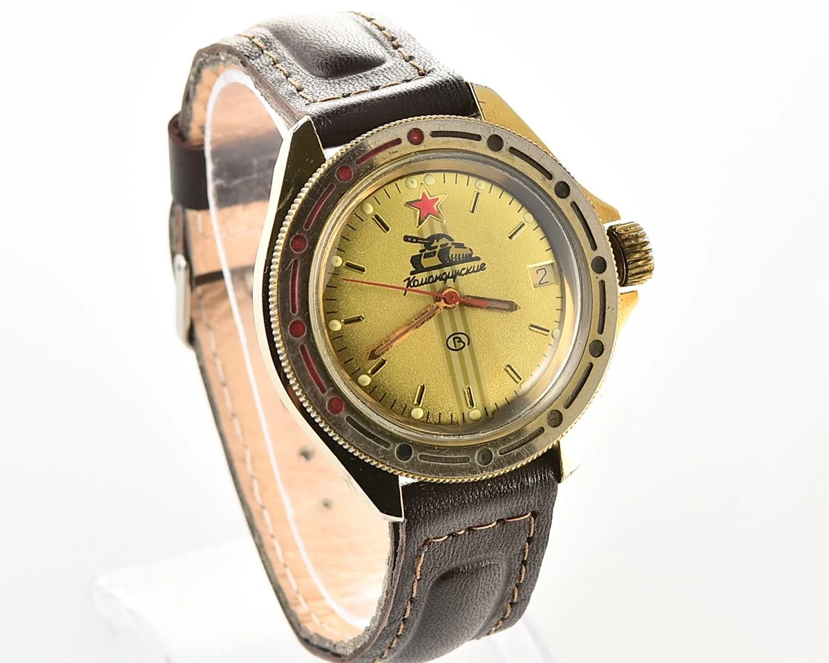 Soviet Vostok Commander's mechanical watch - Komandirskie Tank!