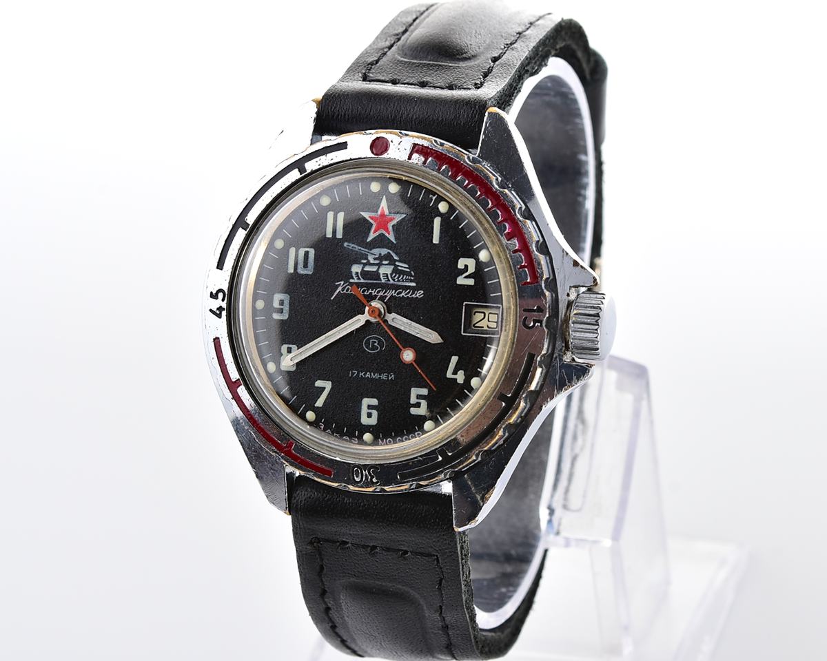Vostok Komandirskie TANK mechanical watch limited series – “Zakaz MO CCCP”