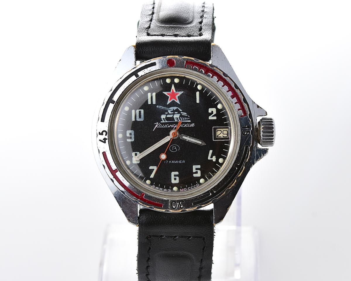 Vostok Komandirskie TANK mechanical watch limited series – “Zakaz MO CCCP”