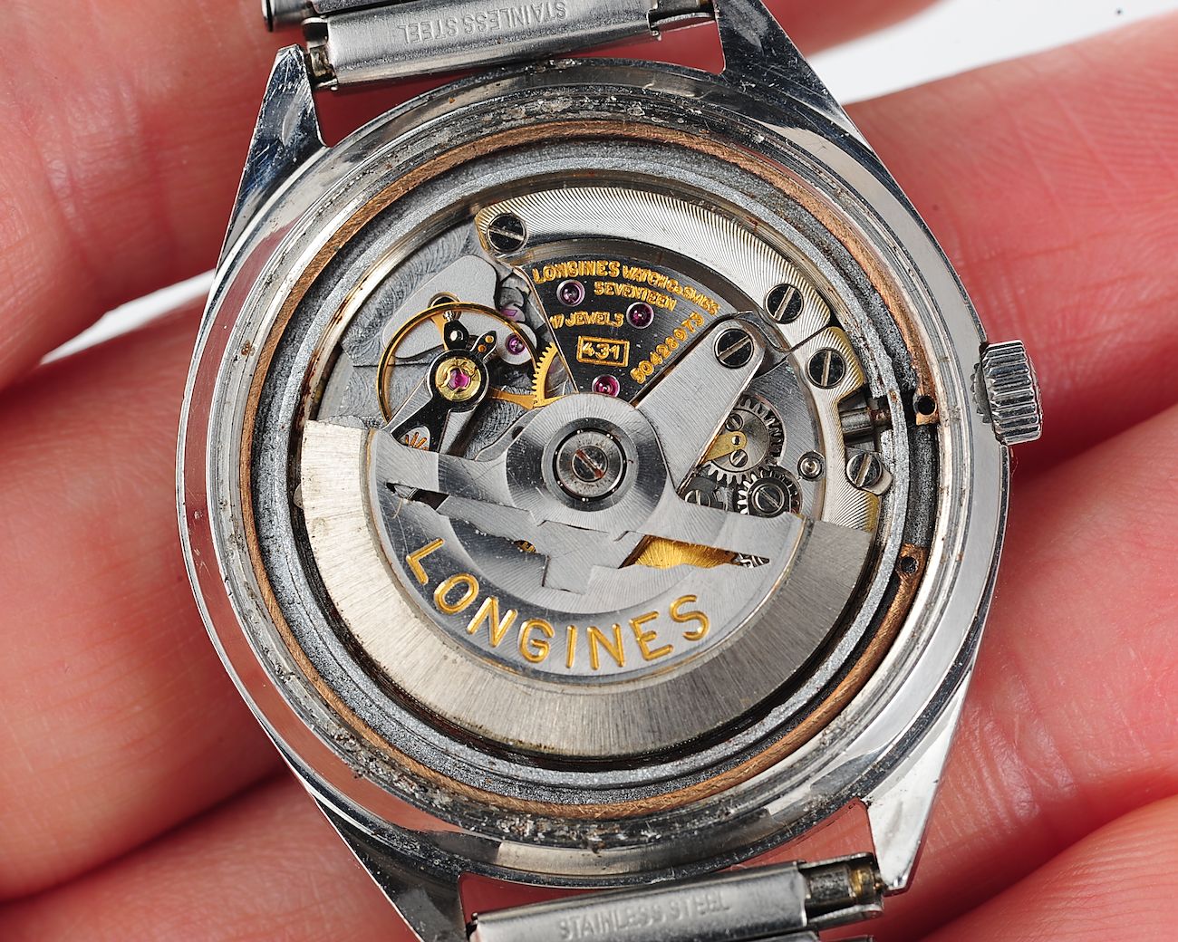 Longines Ultra-Chron Swiss high-beat vintage mechanical watch from 1970