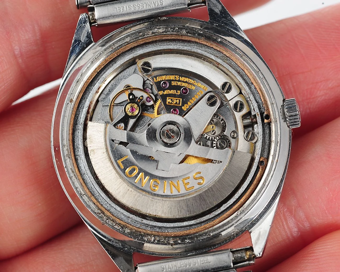 Longines Ultra-Chron Swiss high-beat vintage mechanical watch from 1970