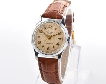 Vintage Soviet Moskva mechanical wristwatch from the 1950s