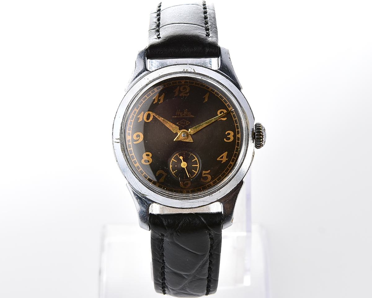 Vintage soviet mechanical NEVA wristwatch