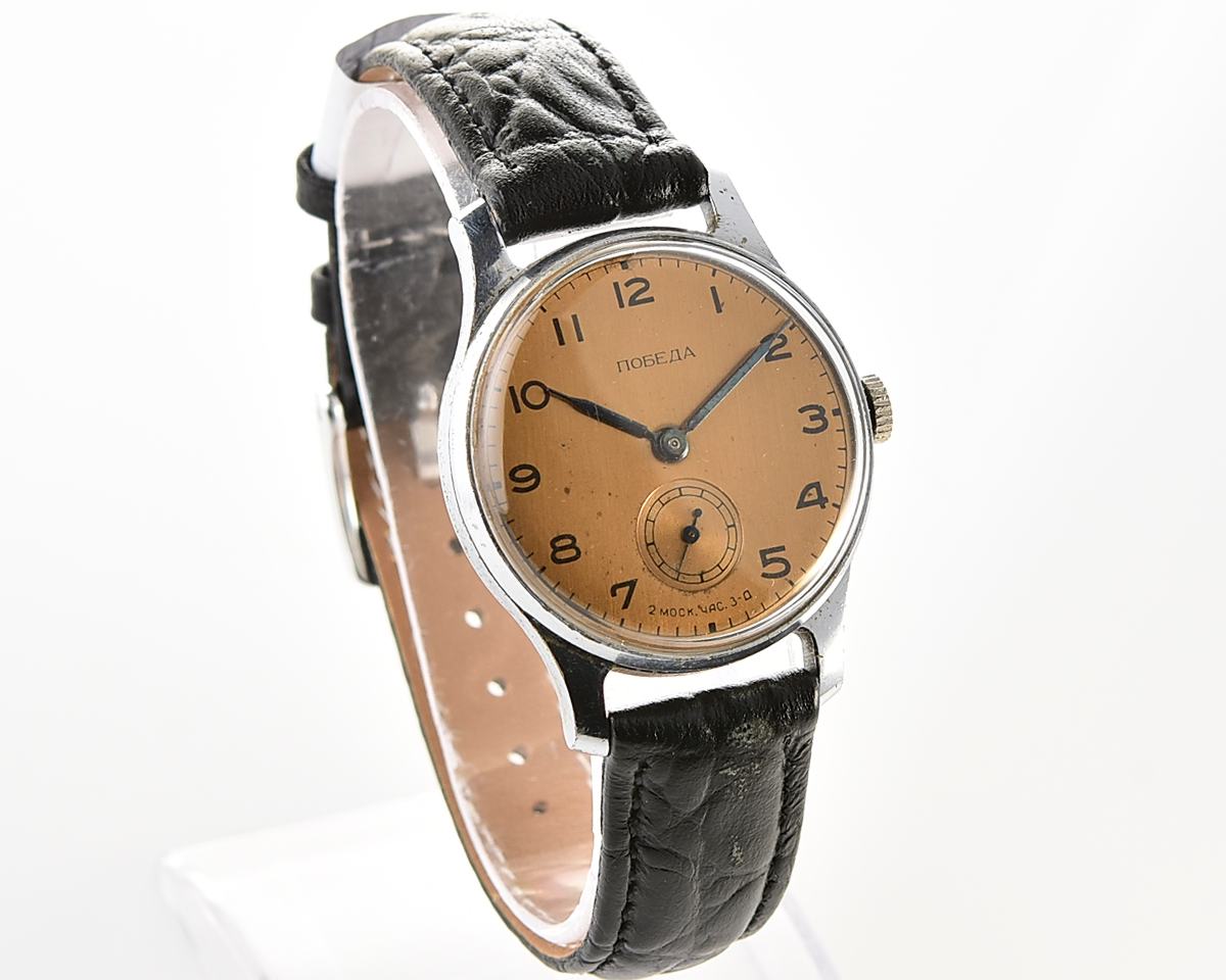 Vintage soviet mechanical POBEDA watch, 2MChZ from 2nd quarter 1955!