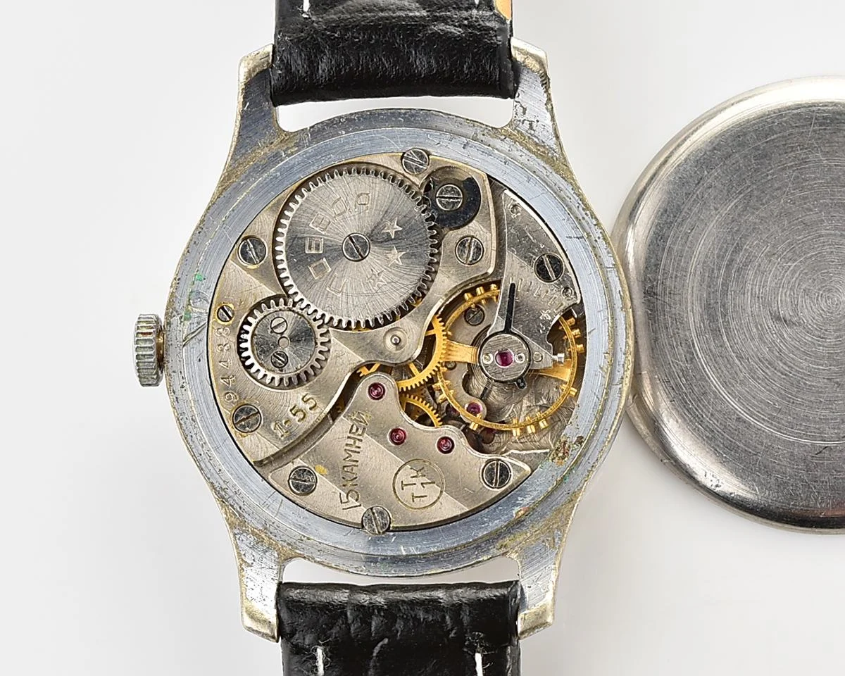 Vintage Soviet mechanical Pobeda TTK-1, from the 1st quarter of 1955