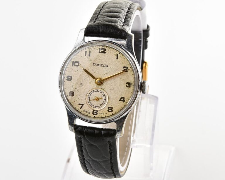 Vintage soviet mechanical POBEDA TTK-1, from the 1st quarter of 1955