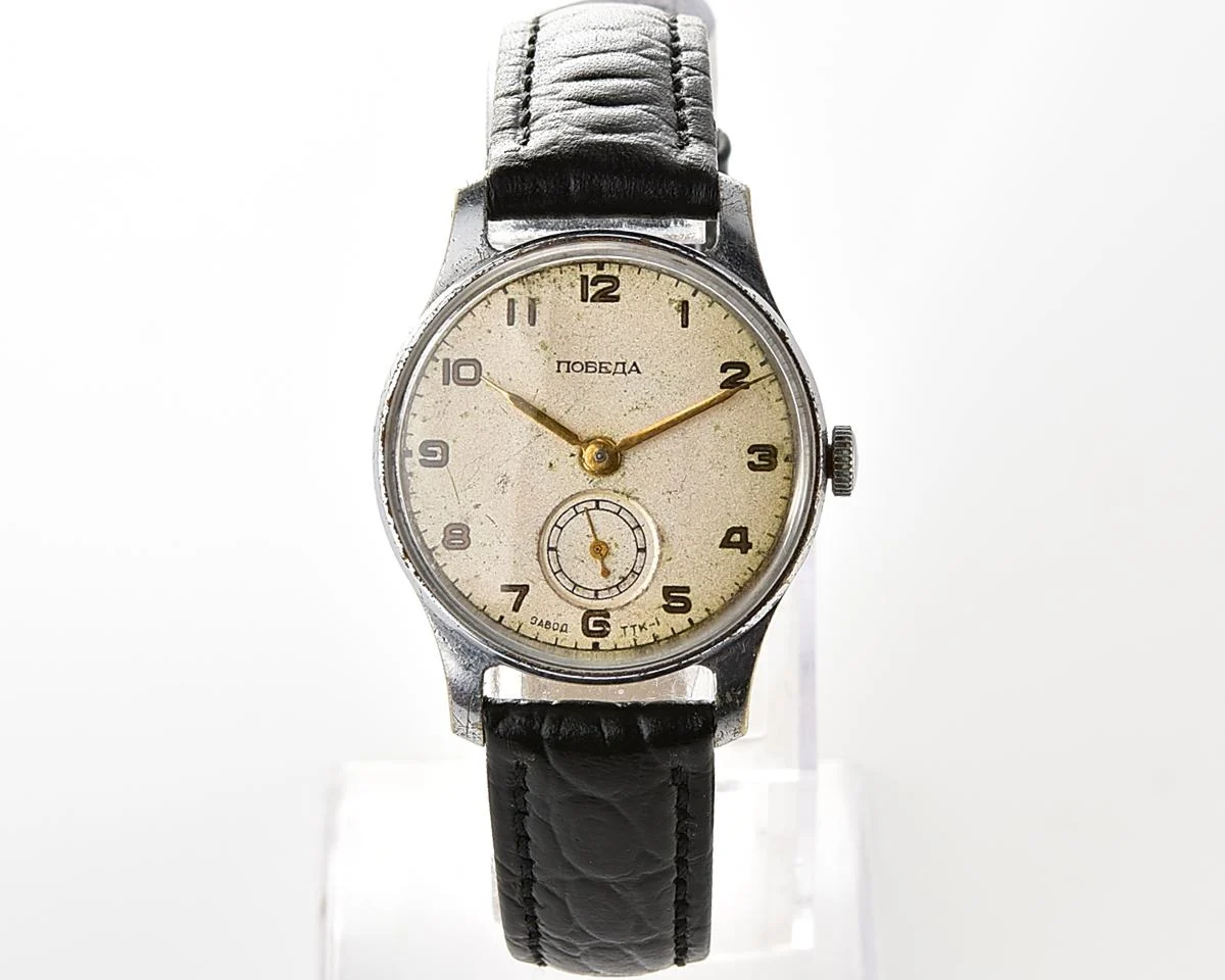 Vintage Soviet mechanical Pobeda TTK-1, from the 1st quarter of 1955