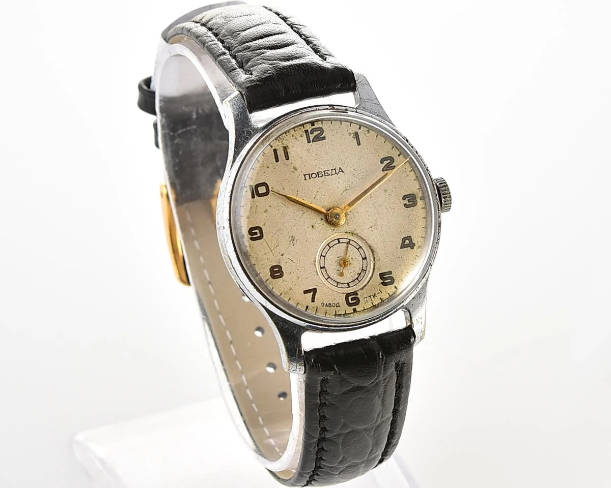 Vintage Soviet mechanical Pobeda TTK-1, from the 1st quarter of 1955