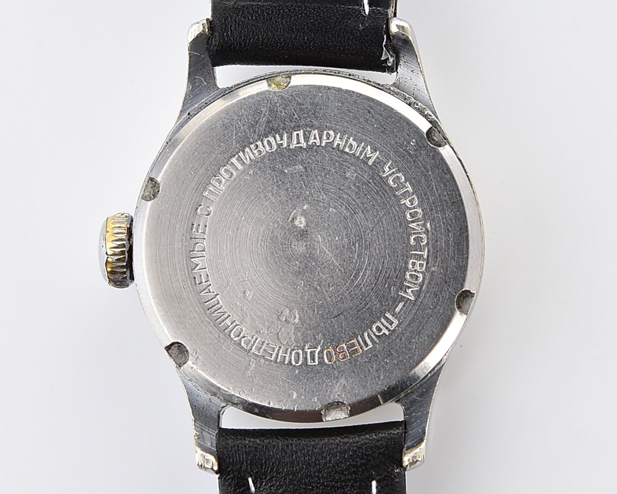 Excellent soviet POBEDA "34-K" in uncommon hermetic case - the actual first watch in space!
