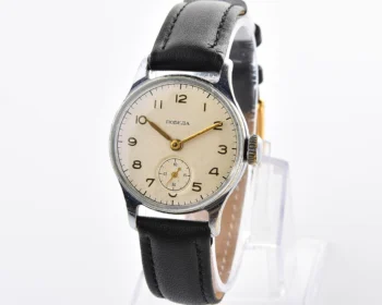 Excellent Soviet Pobeda "34-K" in uncommon hermetic case - the actual first watch in space!
