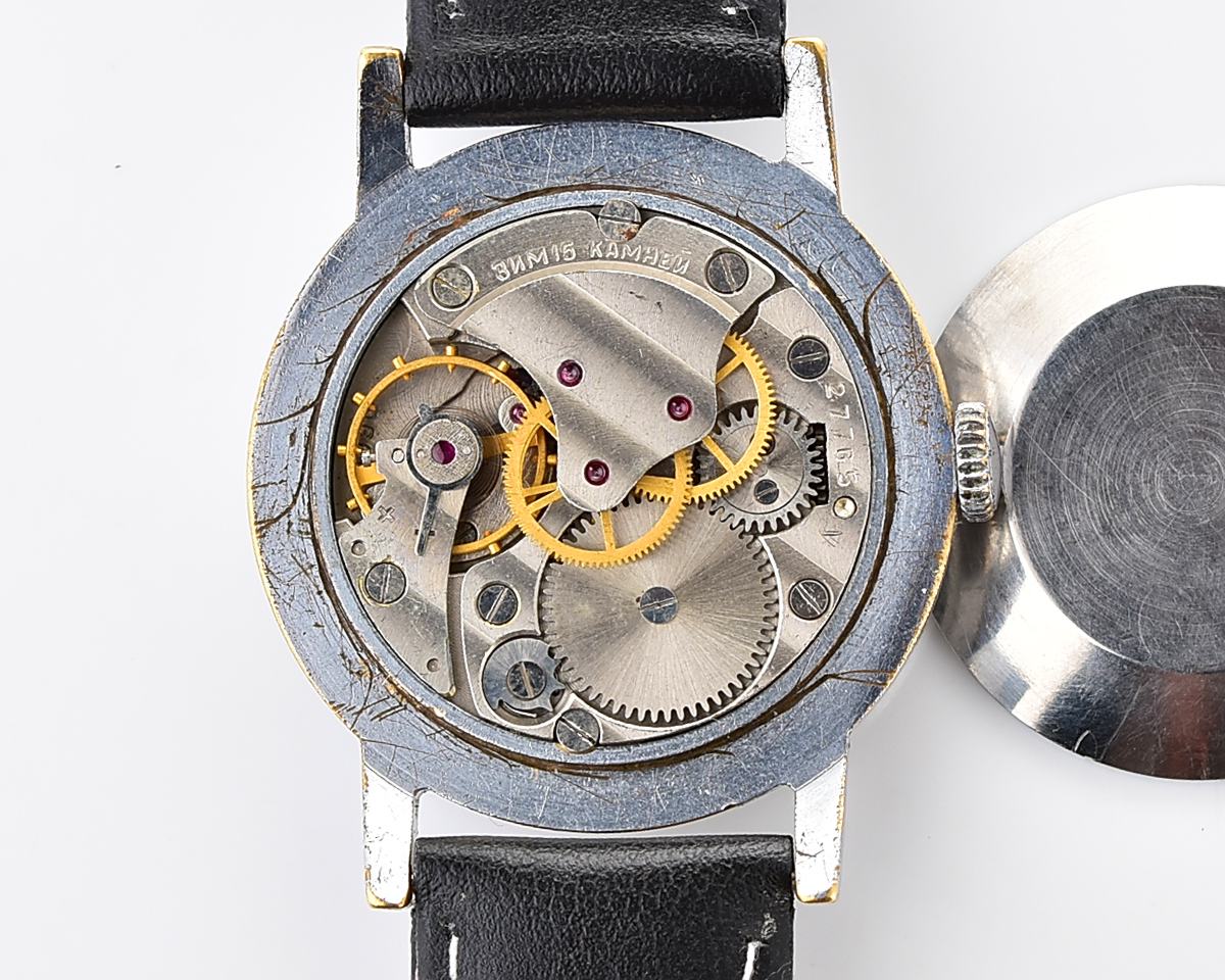 Vintage soviet mechanical POBEDA ZiM wristwatch
