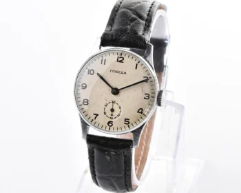 Excellent Soviet mechanical Pobeda watch, ChChZ, the 3rd quarter of 1956
