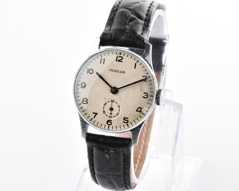 Excellent soviet mechanical POBEDA watch, ChChZ, the 3rd quarter of 1956