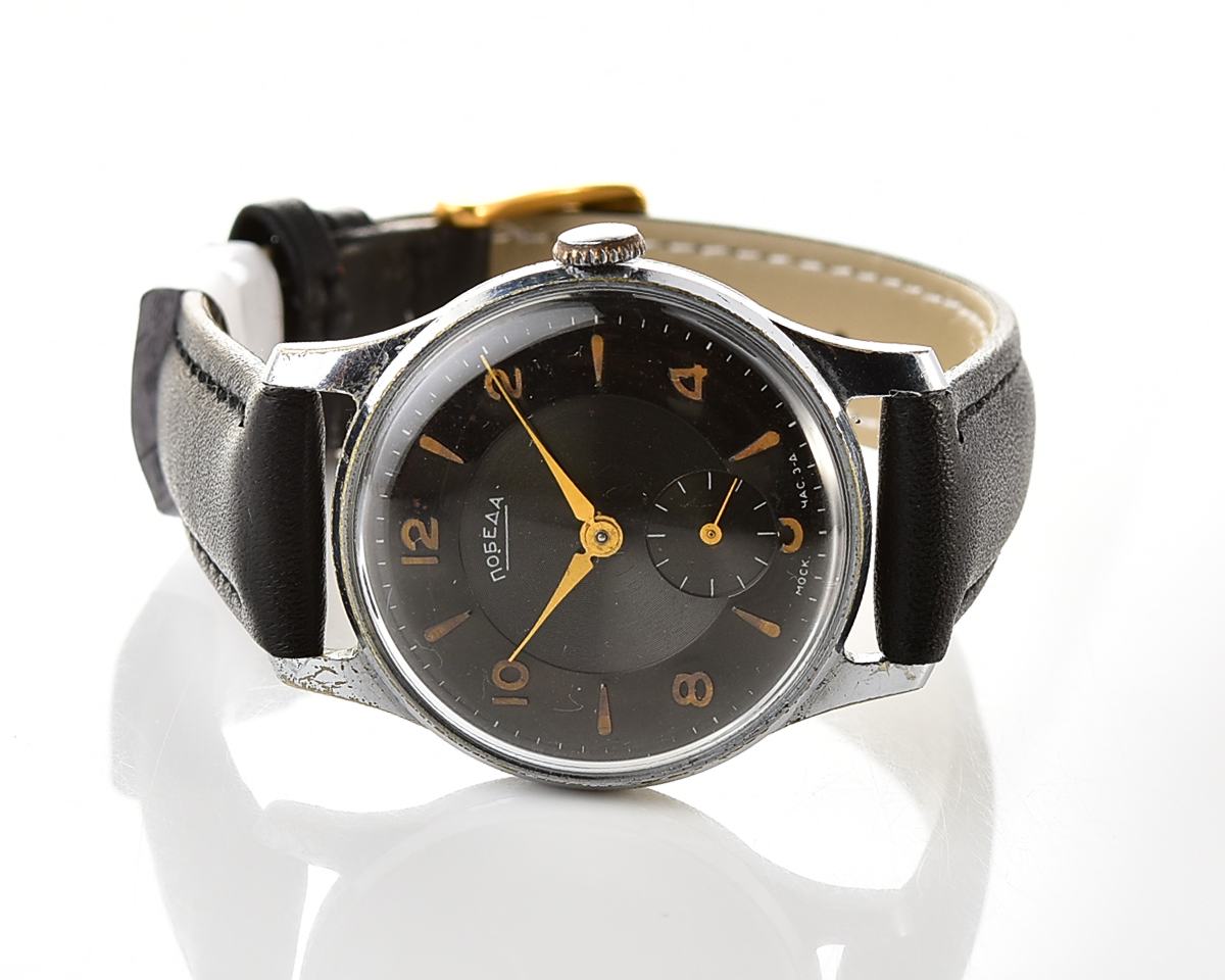 Vintage soviet mechanical POBEDA watch, 2MChZ from 1st quarter 1959!