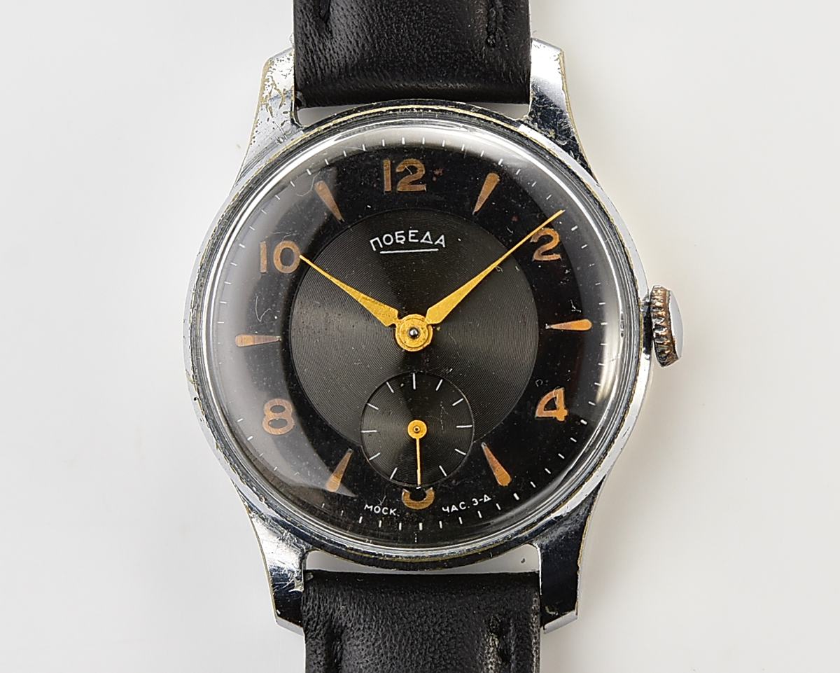 Vintage soviet mechanical POBEDA watch, 2MChZ from 1st quarter 1959!