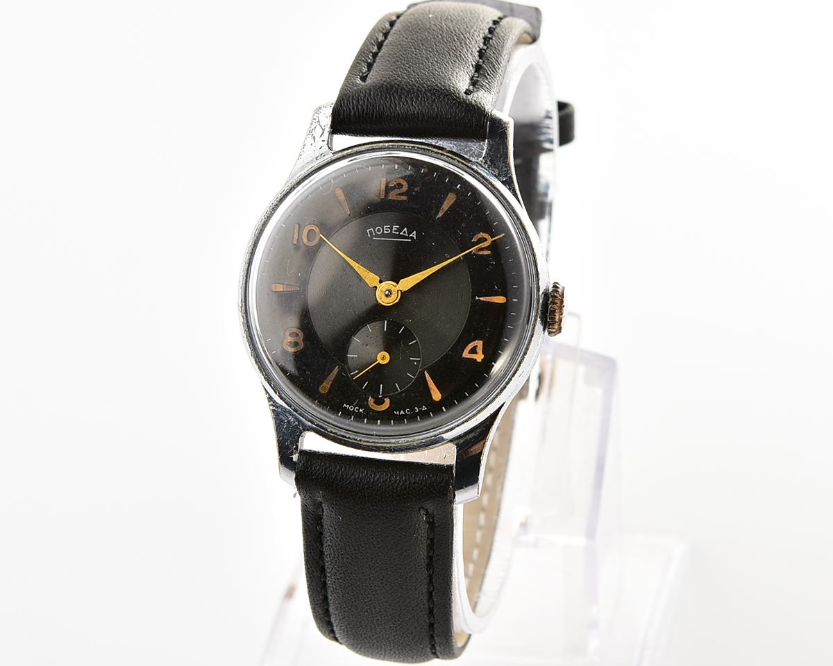Vintage soviet mechanical POBEDA watch, 2MChZ from 1st quarter 1959!