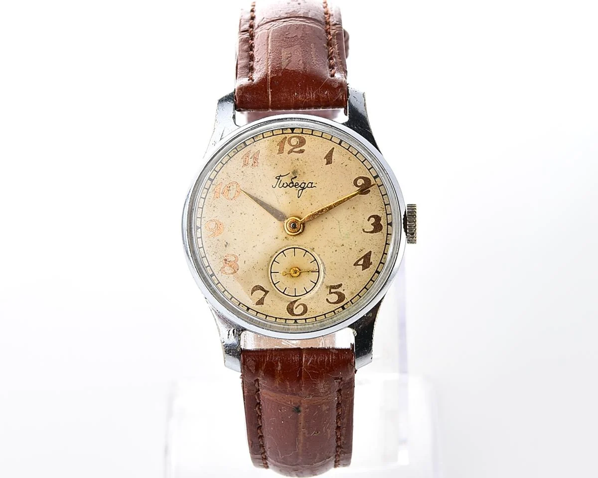 Vintage Soviet mechanical Pobeda wristwatch, PChZ, the 2nd quarter of 1957!