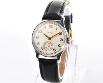 Soviet mechanical Pobeda watch in "hermetic" case, ChChZ, the 2nd quarter of 1955