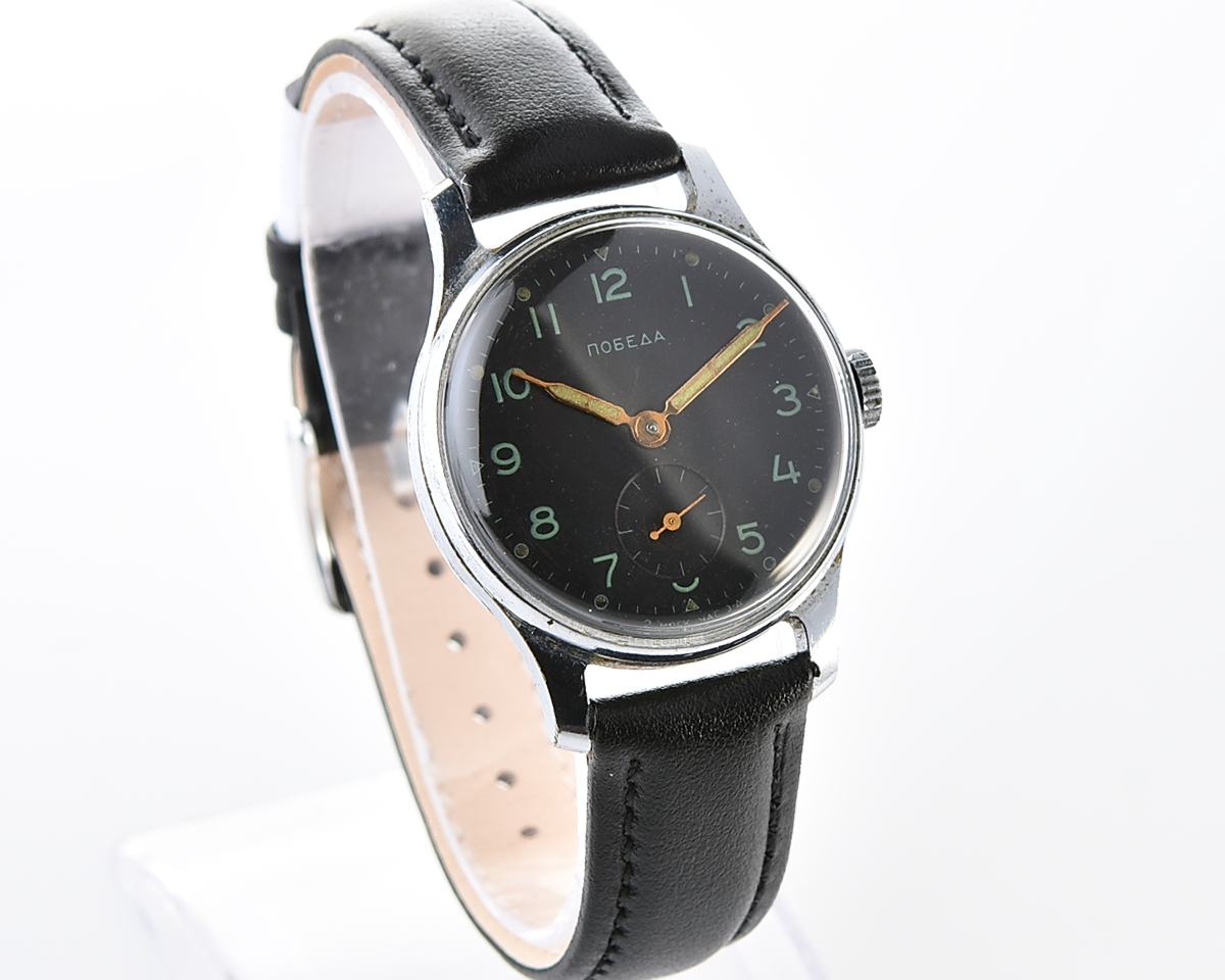 Excellent vintage soviet mechanical POBEDA watch, 2MChZ from 4th quarter 1958!