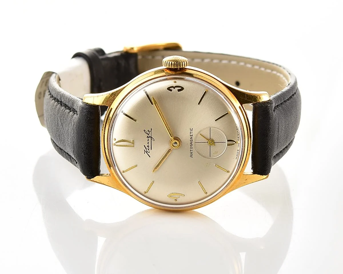 Vintage Kienzle Antimagnetic - Gold-Plated Small Seconds from the 1960s