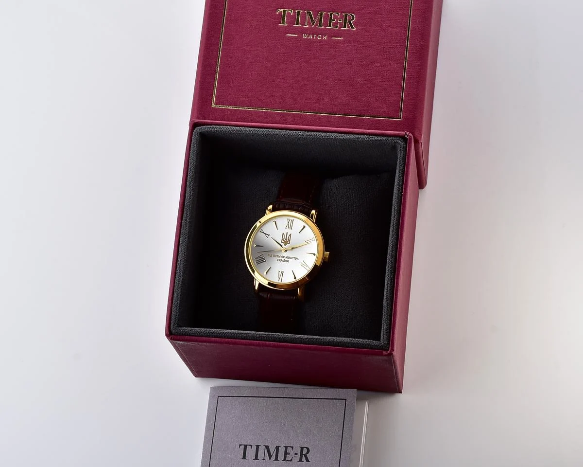 Ukrainian made 🇺🇦TIME-R (Kleynod) watch - from the Prime Minister of 🇺🇦Ukraine!