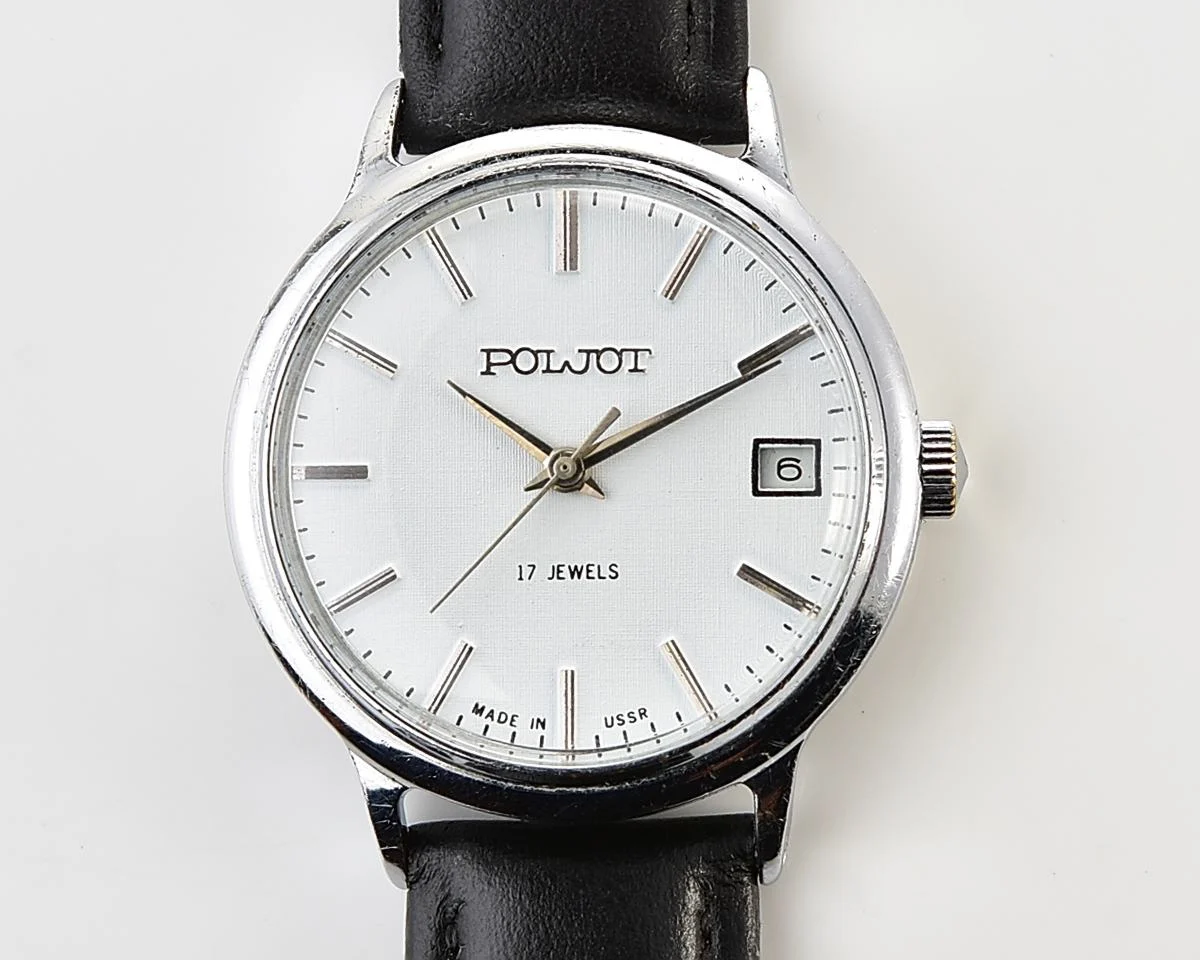 Soviet vintage Poljot mechanical wristwatch