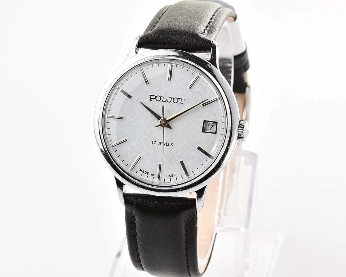 Soviet vintage Poljot mechanical wristwatch