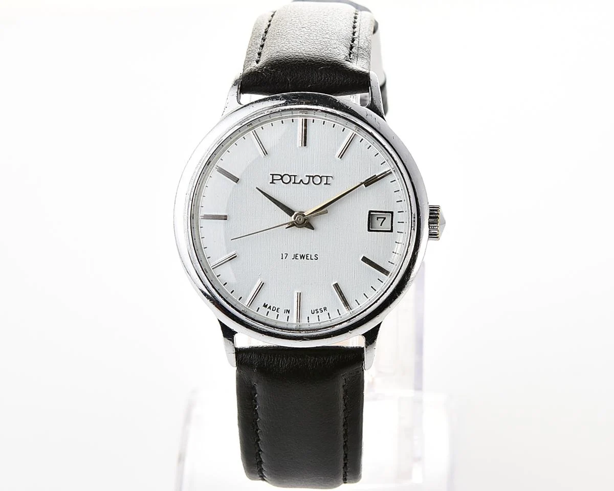 Soviet vintage Poljot mechanical wristwatch
