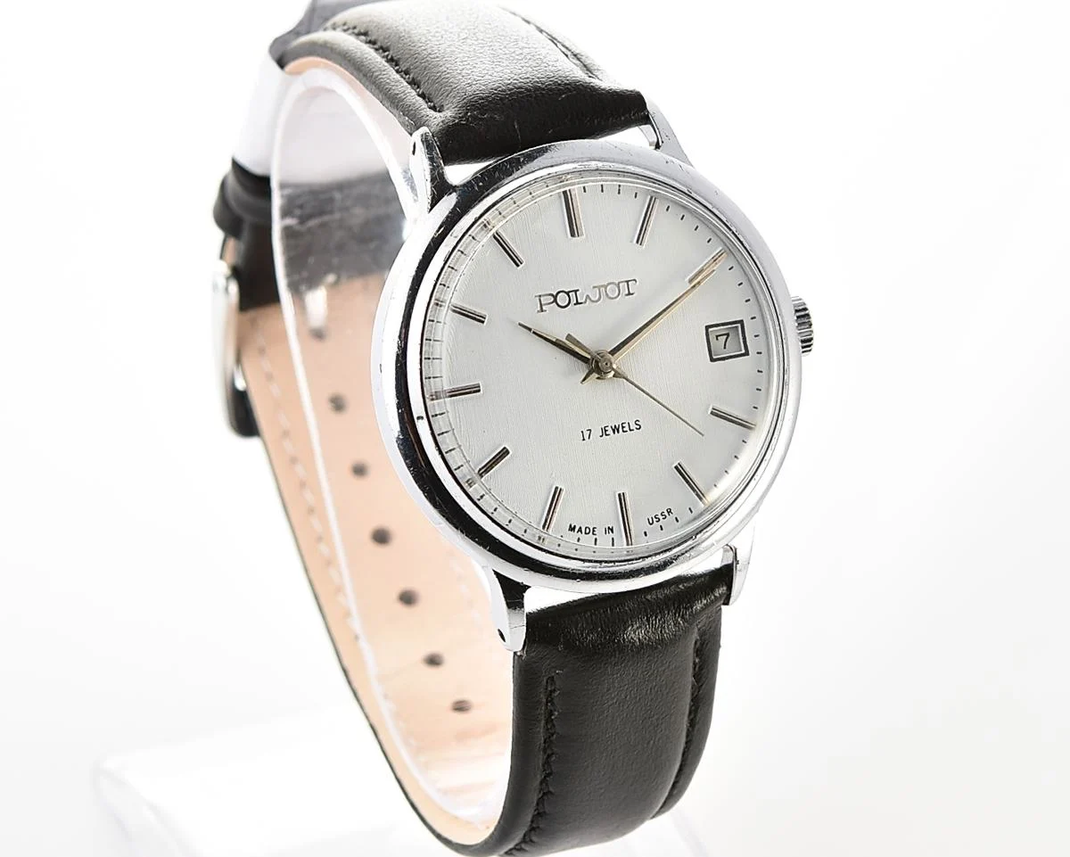 Soviet vintage Poljot mechanical wristwatch