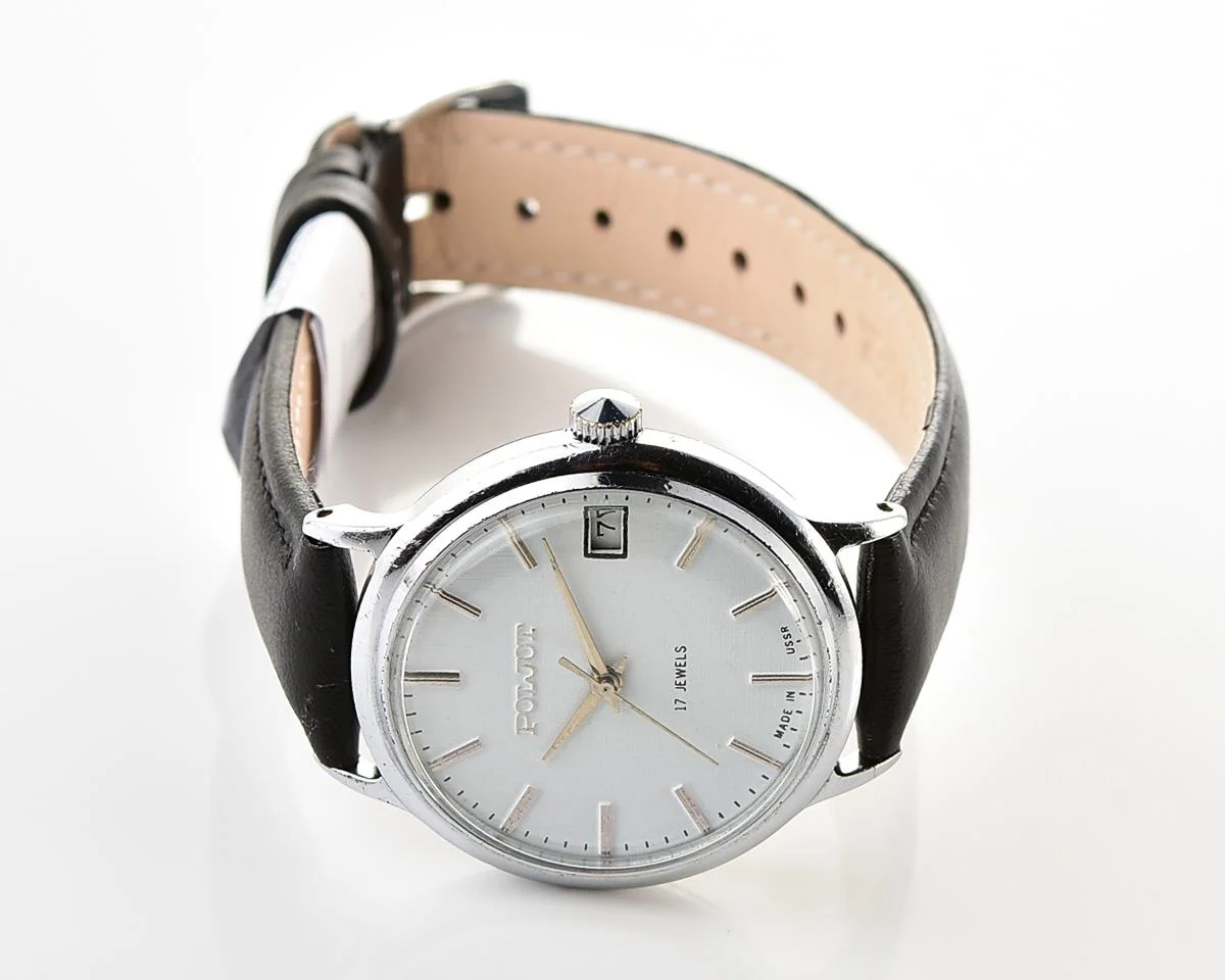 Soviet vintage Poljot mechanical wristwatch