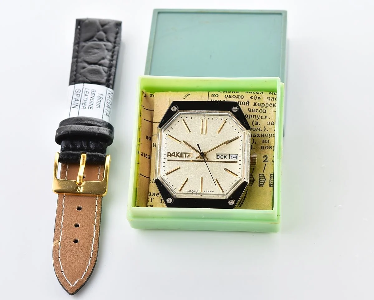 TIME CAPSULE: Vintage Soviet watch Raketa "Star Wars" - New Old Stock (NOS)!
