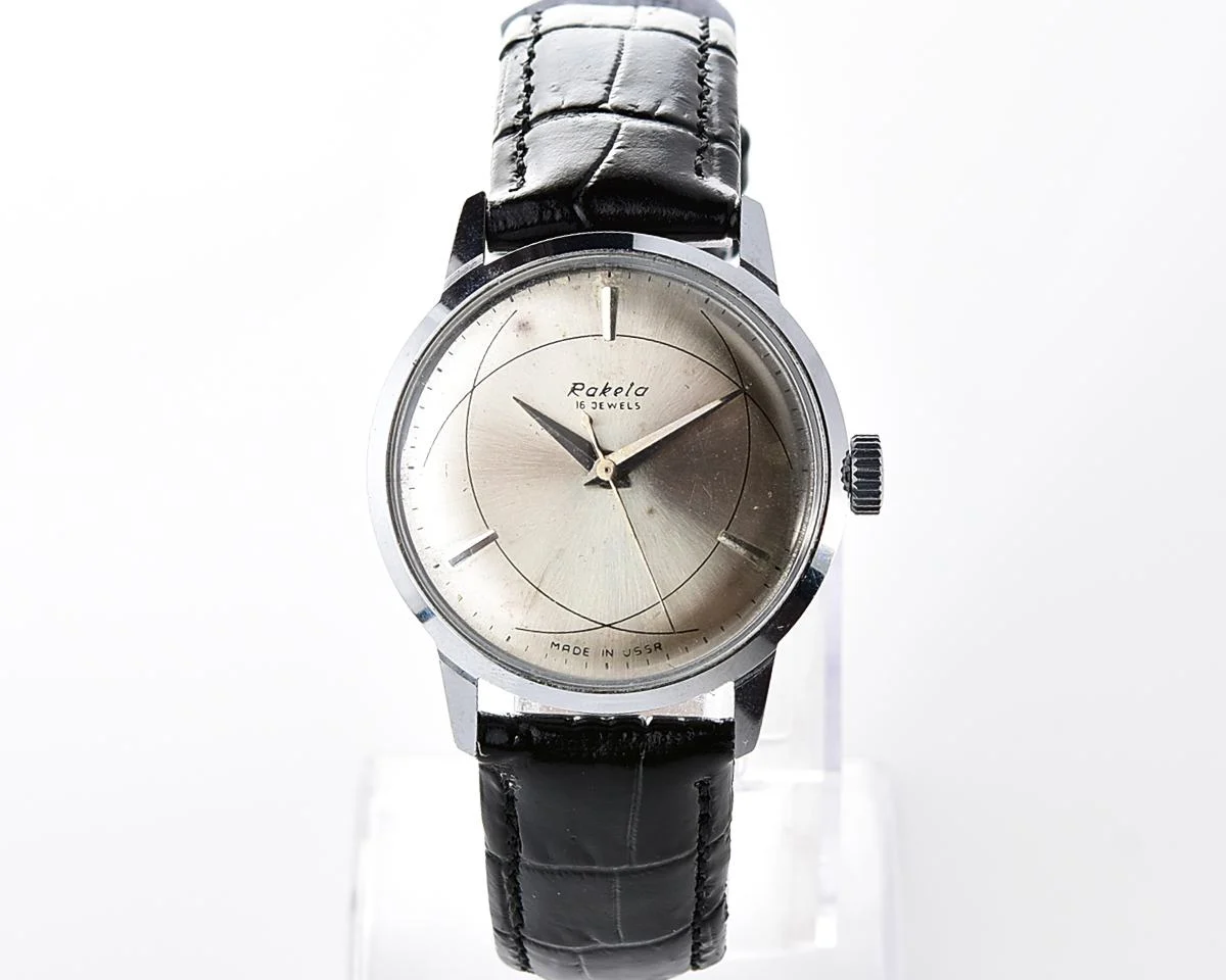 Excellent Soviet Raketa-Atom vintage mechanical wristwatch