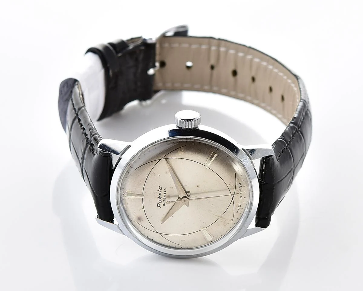 Excellent Soviet Raketa-Atom vintage mechanical wristwatch