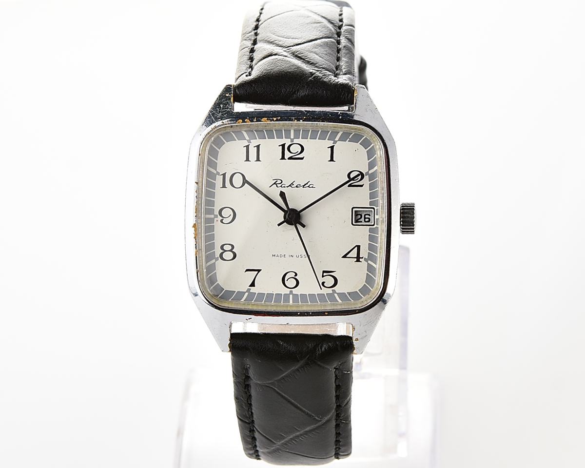 Vintage soviet RAKETA mechanical wristwatch