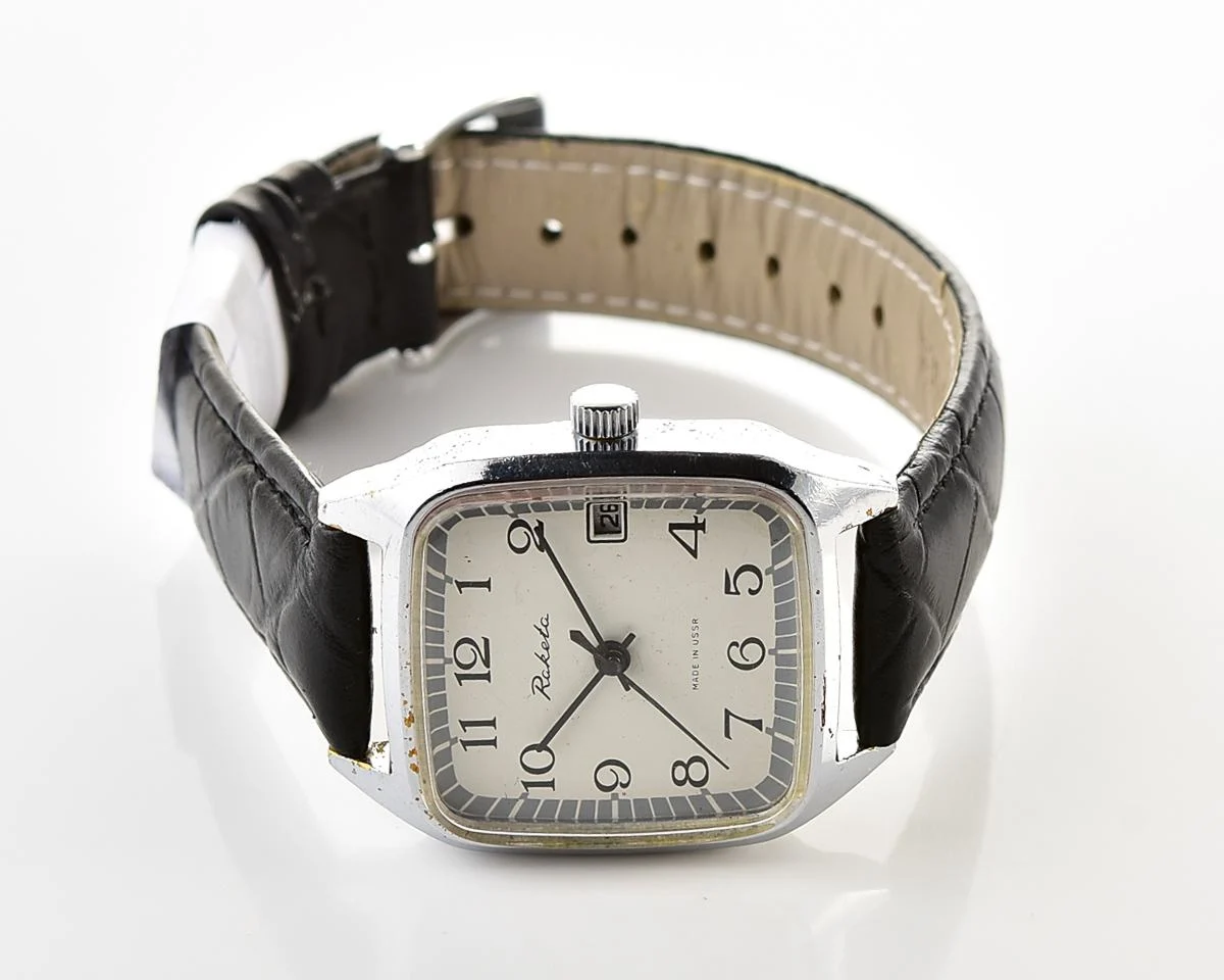 Vintage Soviet Raketa mechanical wristwatch
