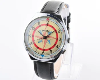 Soviet mechanical Raketa Compass Rose mechanical wristwatch
