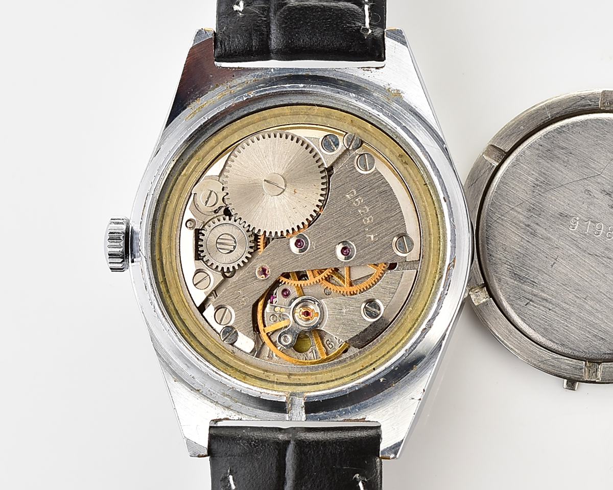 RAKETA vintage mechanical wristwatch with double calendar