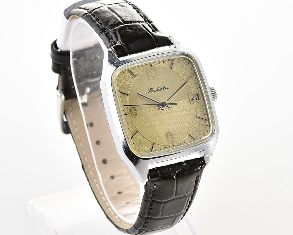 Vintage soviet RAKETA mechanical wristwatch