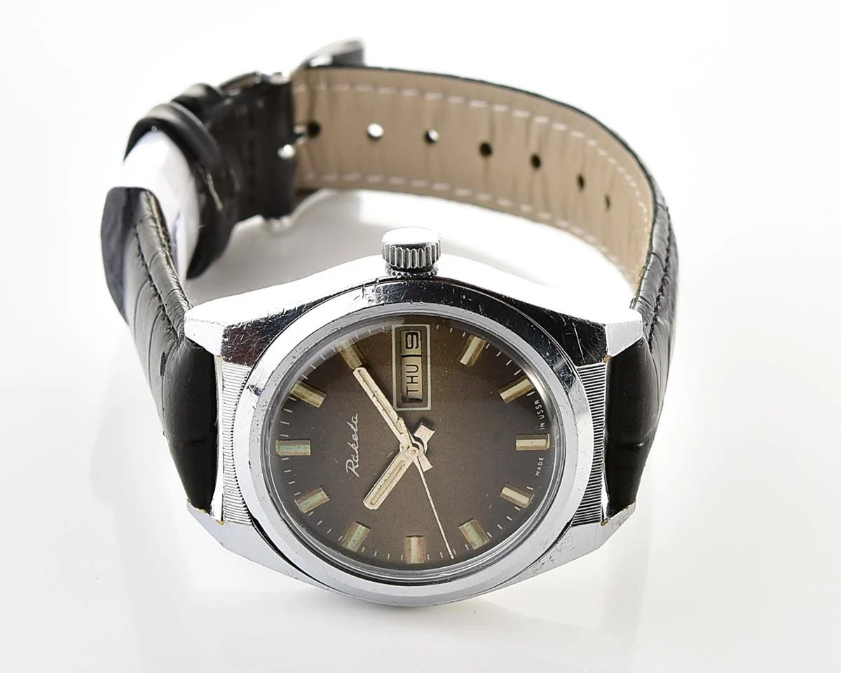 Soviet Raketa "Rolex" vintage mechanical wristwatch