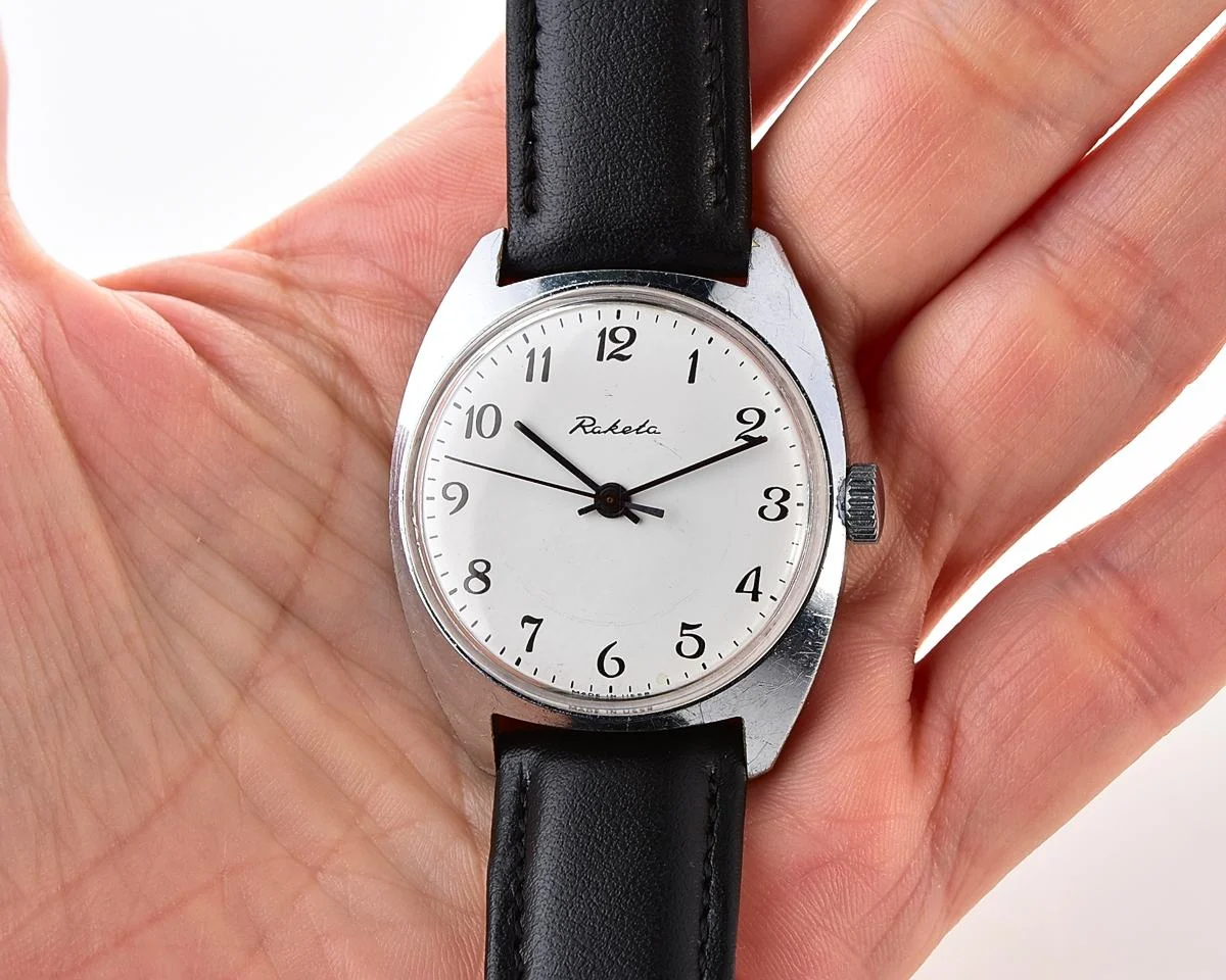 Vintage Soviet Raketa mechanical watch - export version!