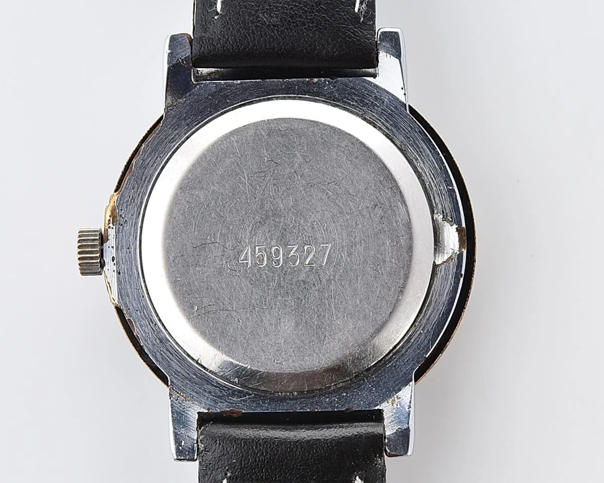 Raketa vintage mechanical wristwatch with double calendar