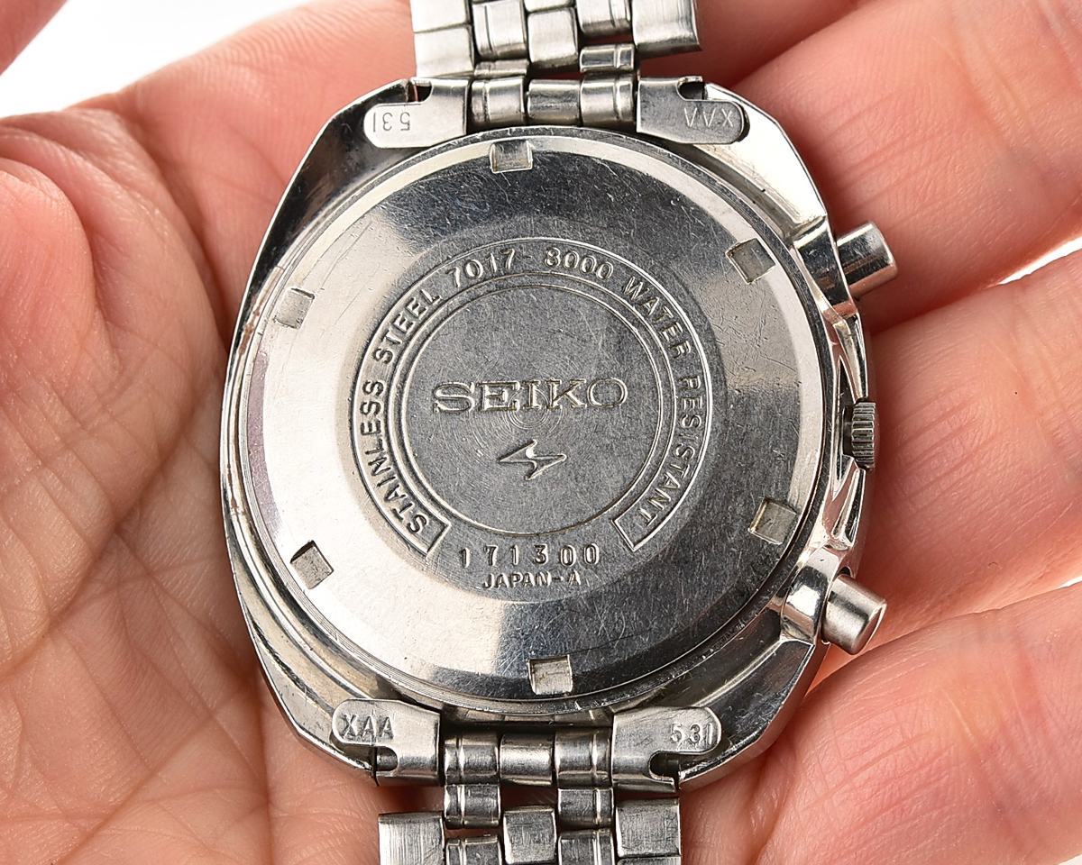 Seiko 5 Sports Speed-Timer "Pulsimeter" Ref. 7017-8000 from July 1971