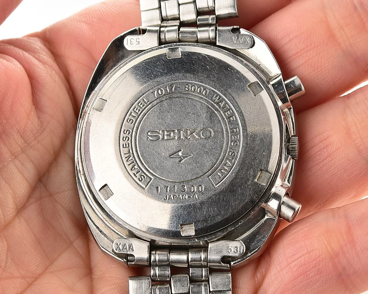 Seiko 5 Sports Speed-Timer "Pulsimeter" Ref. 7017-8000 from July 1971
