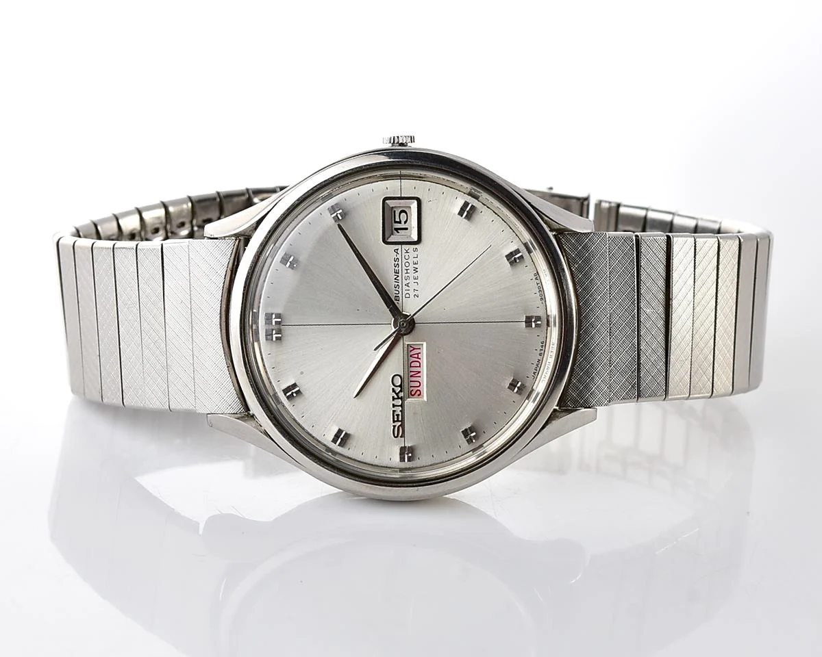 Vintage Seiko Business-A - Silver Dial Day-Date Automatic from June 1967
